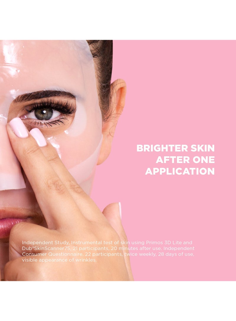 SKIN REPUBLIC Anti-Aging Retinol Face Mask Sheet (1 Mask) with Niacinamide & Rice Water – Reduces Wrinkles, Pigmentation, Dark Spots & Pimple Marks, Improves Firmness, Brightens & Hydrates Skin - Image 4